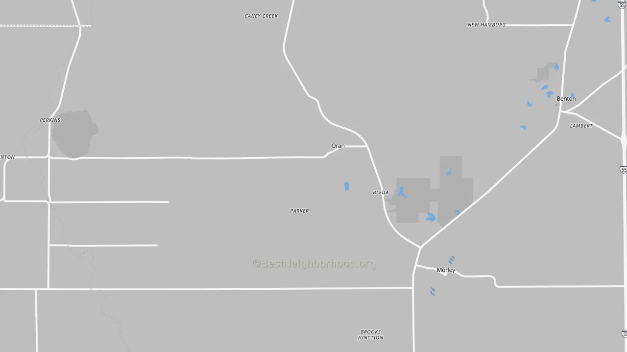 Transit Grade map of 63771, MO