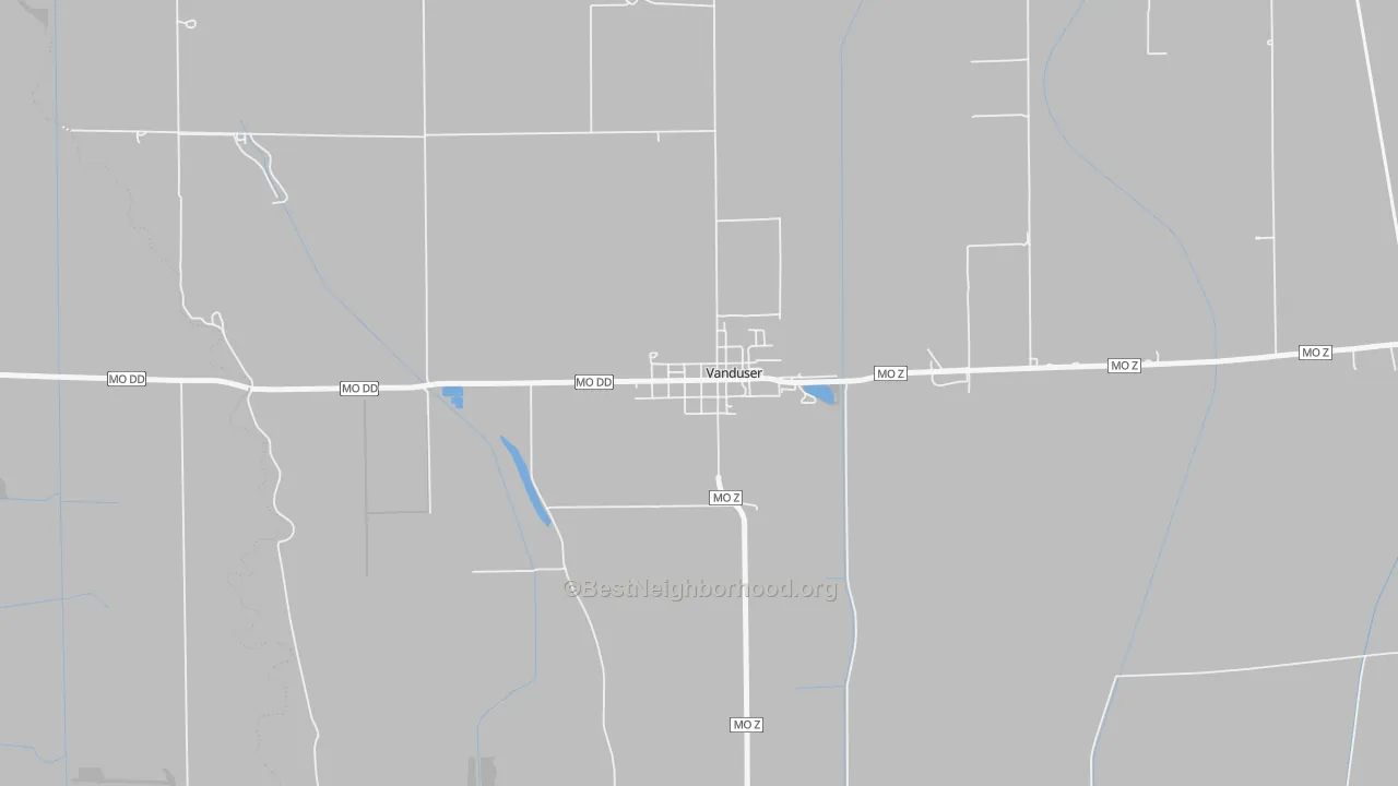 Transit Grade map of 63784, MO
