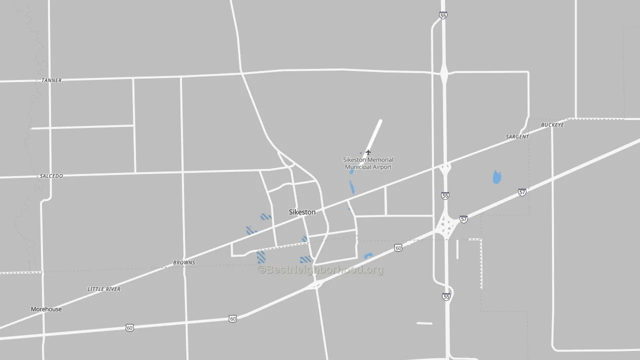 Transit Grade map of 63801, MO