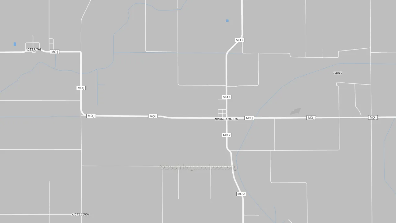 Transit Grade map of 63826, MO