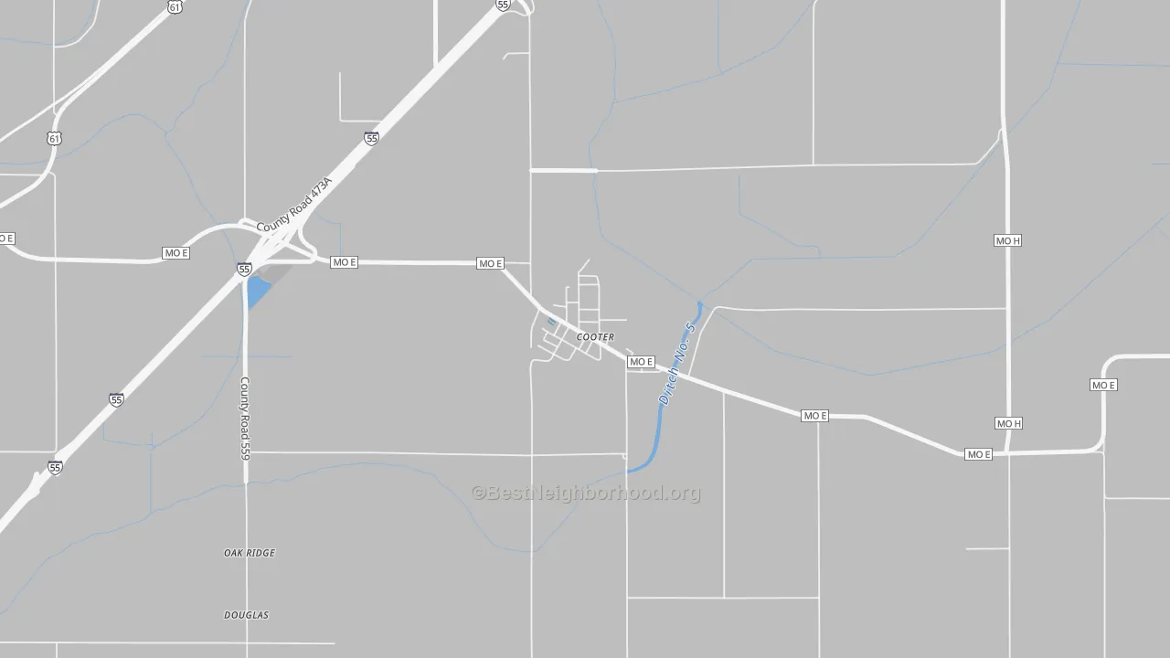 Transit Grade map of 63839, MO