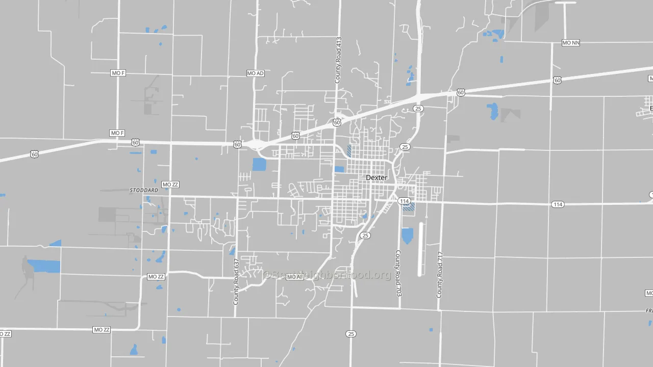 Transit Grade map of 63841, MO