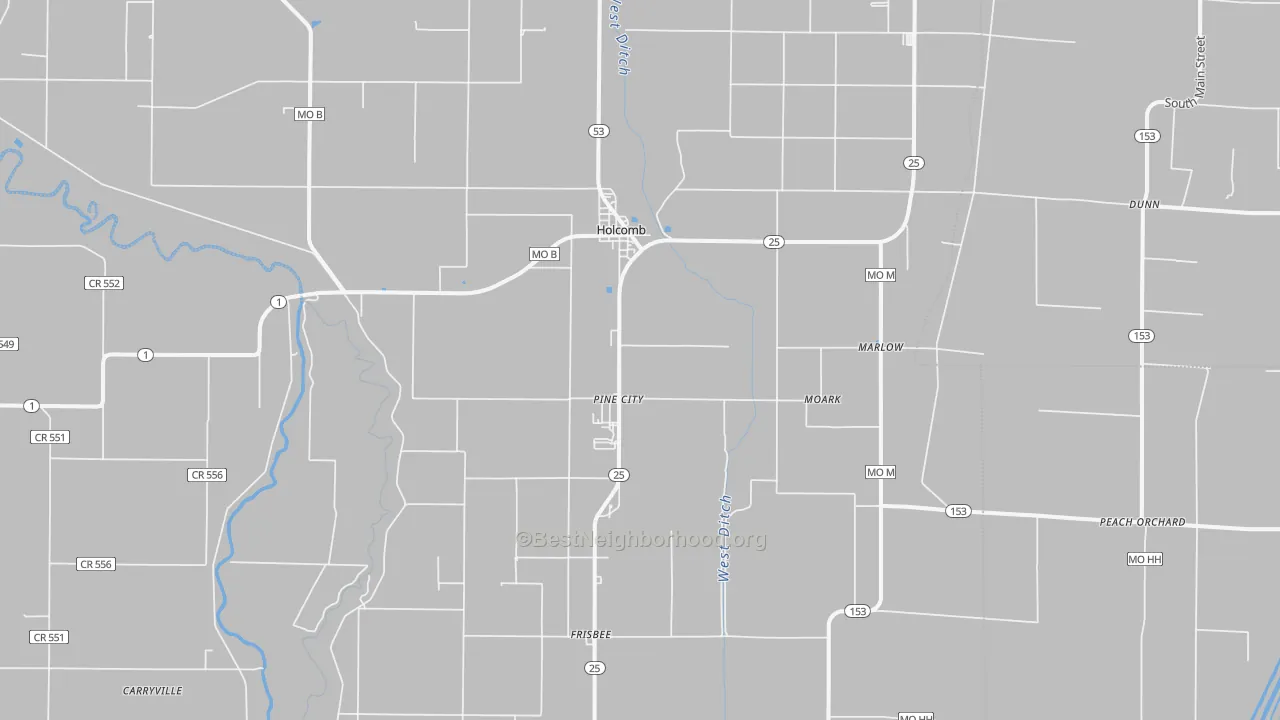 Transit Grade map of 63852, MO