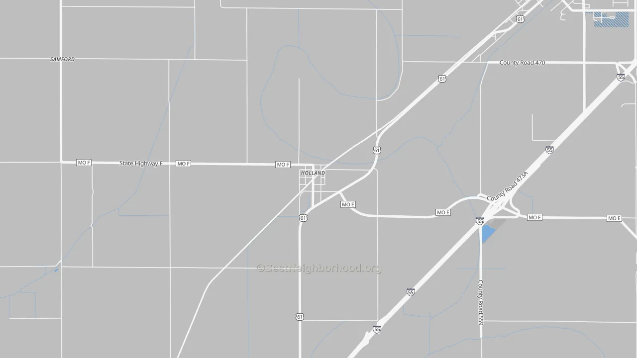 Transit Grade map of 63853, MO