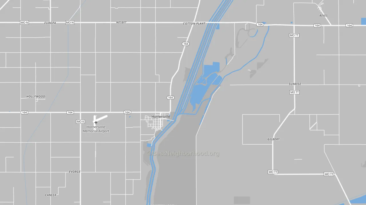 Transit Grade map of 63855, MO