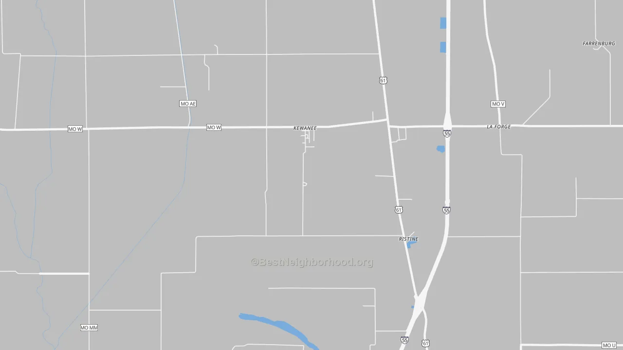 Transit Grade map of 63860, MO