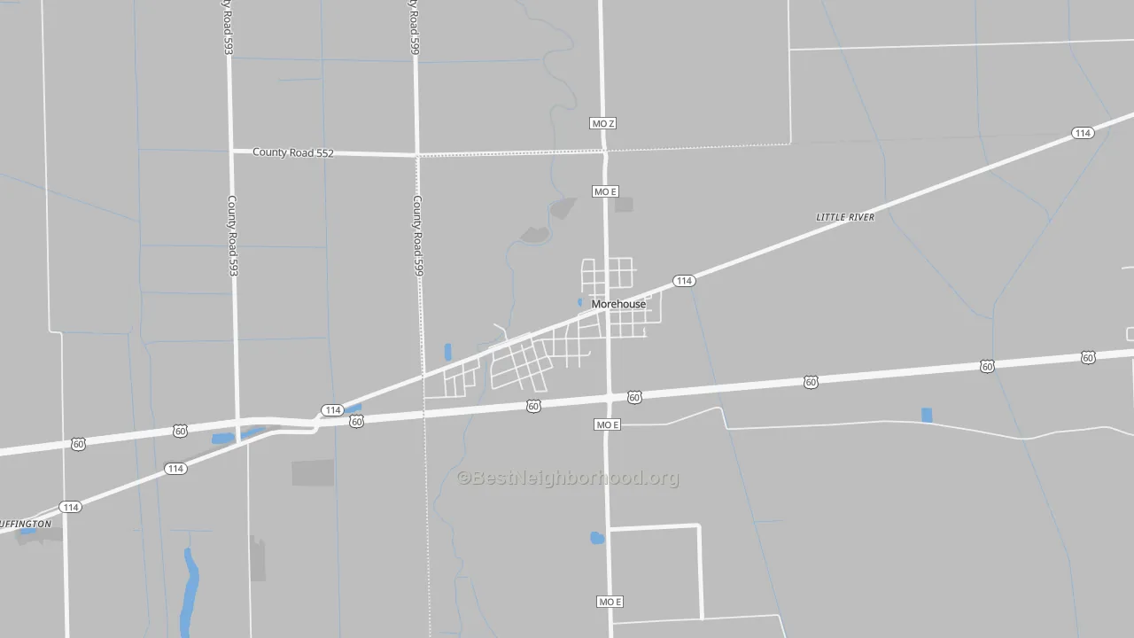 Transit Grade map of 63868, MO
