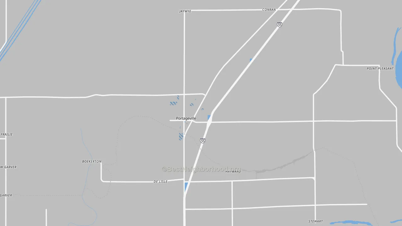 Transit Grade map of 63873, MO