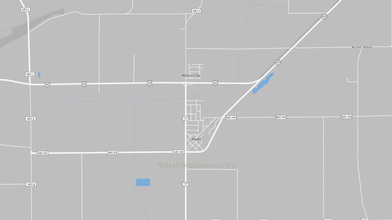 Transit Grade map of 63882, MO