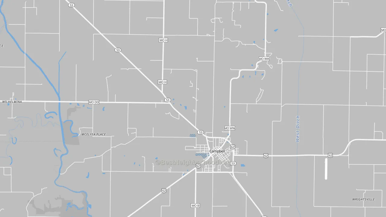 Transit Grade map of 63933, MO