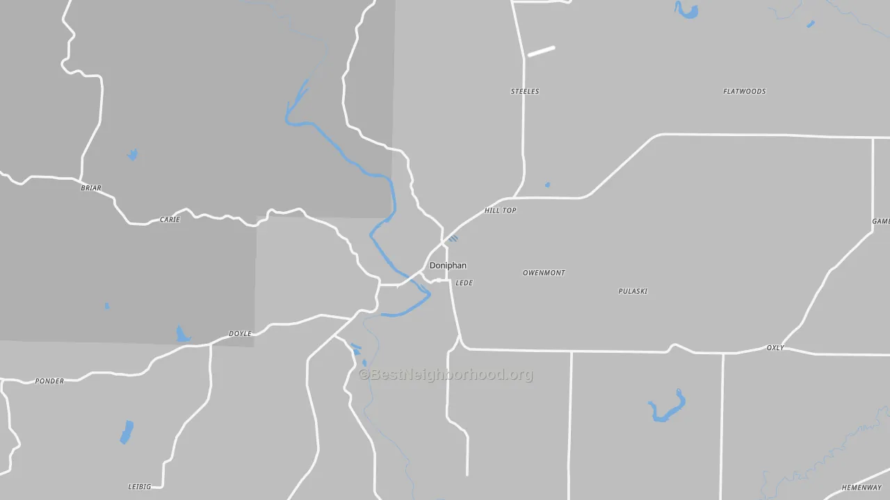 Transit Grade map of 63935, MO