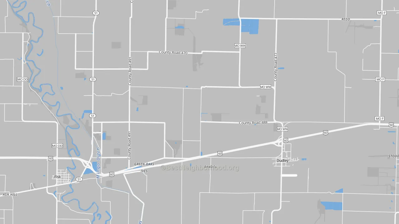 Transit Grade map of 63936, MO