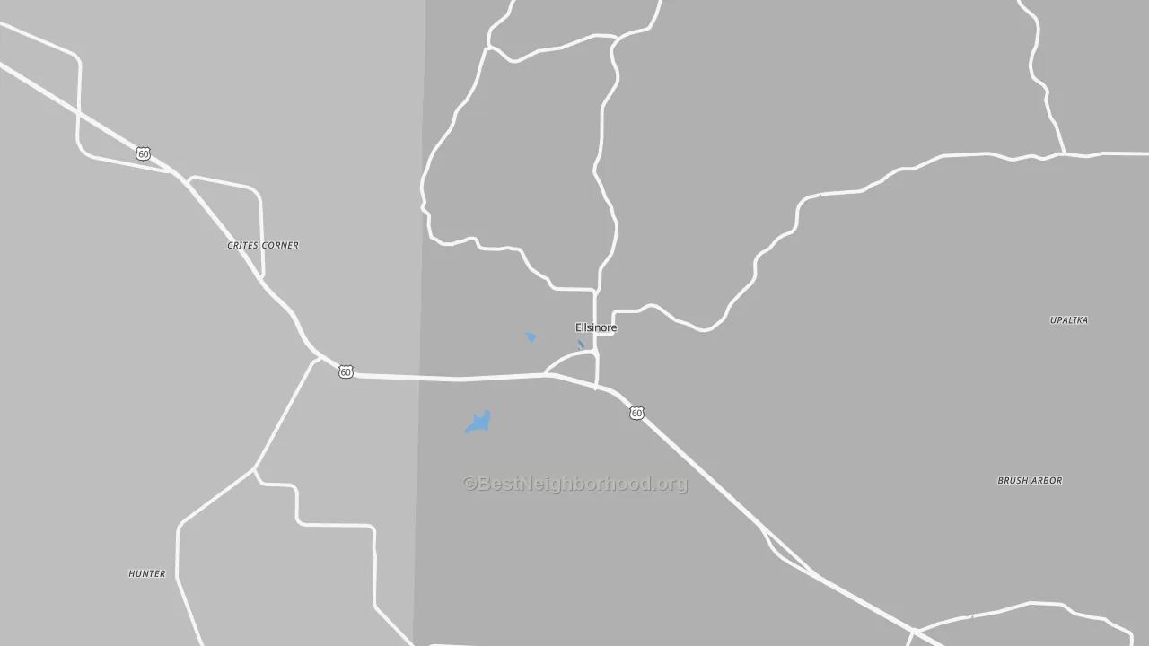 Transit Grade map of 63937, MO
