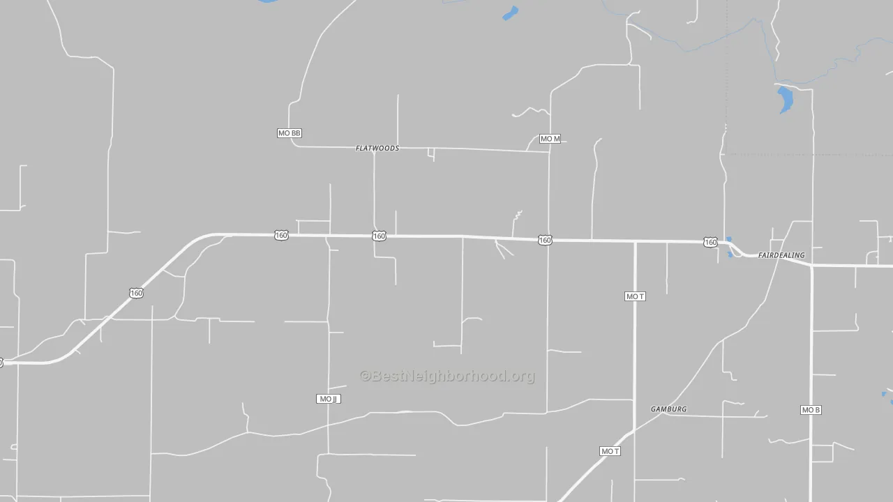 Transit Grade map of 63939, MO