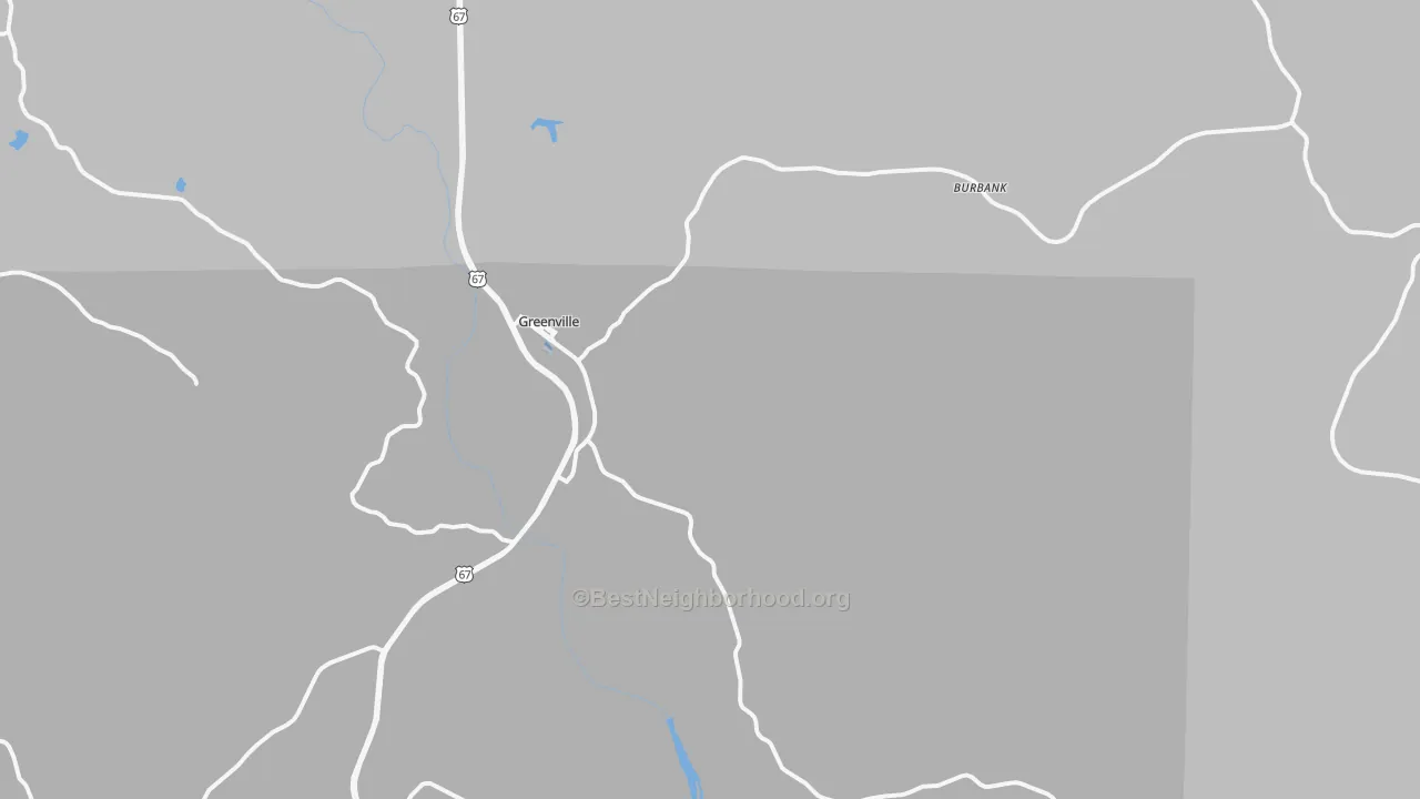 Transit Grade map of 63944, MO