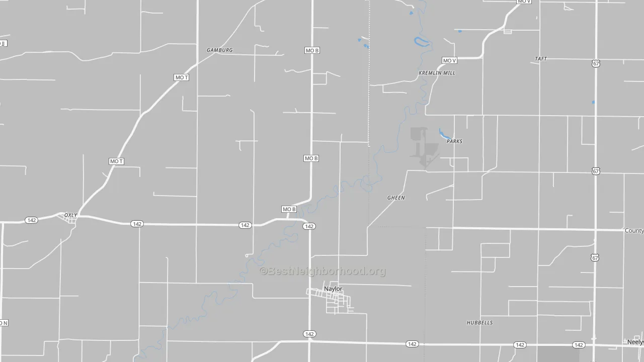 Transit Grade map of 63953, MO