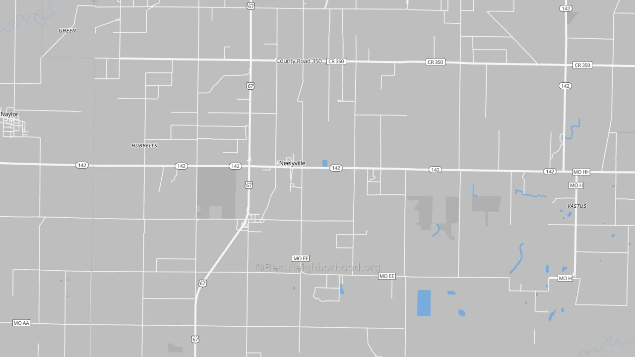 Transit Grade map of 63954, MO