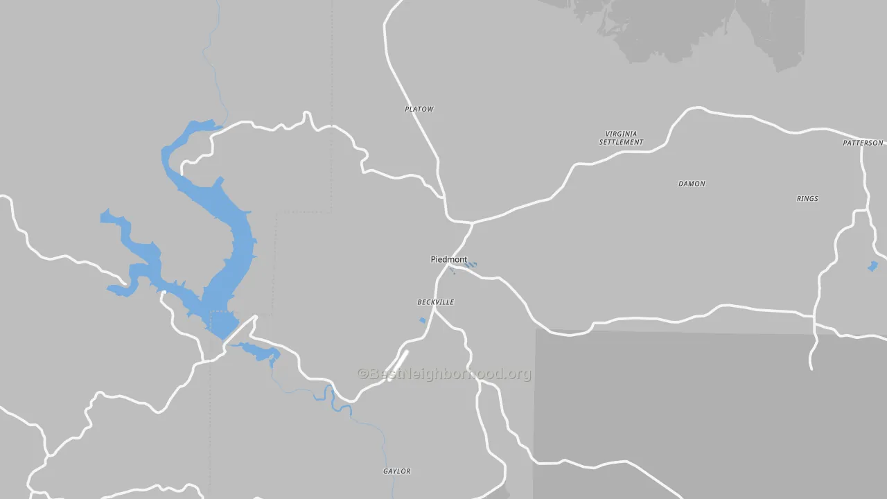 Transit Grade map of 63957, MO
