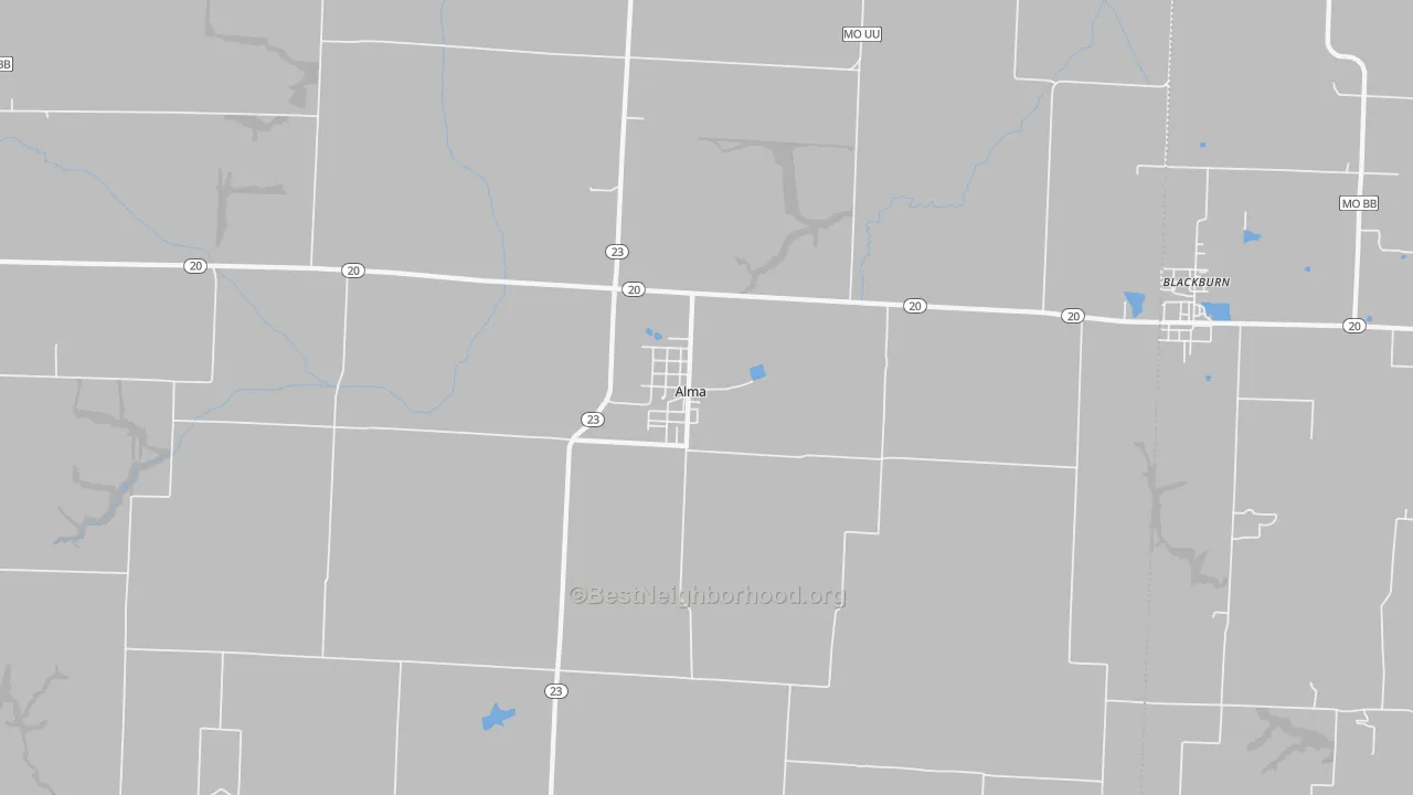 Transit Grade map of 64001, MO