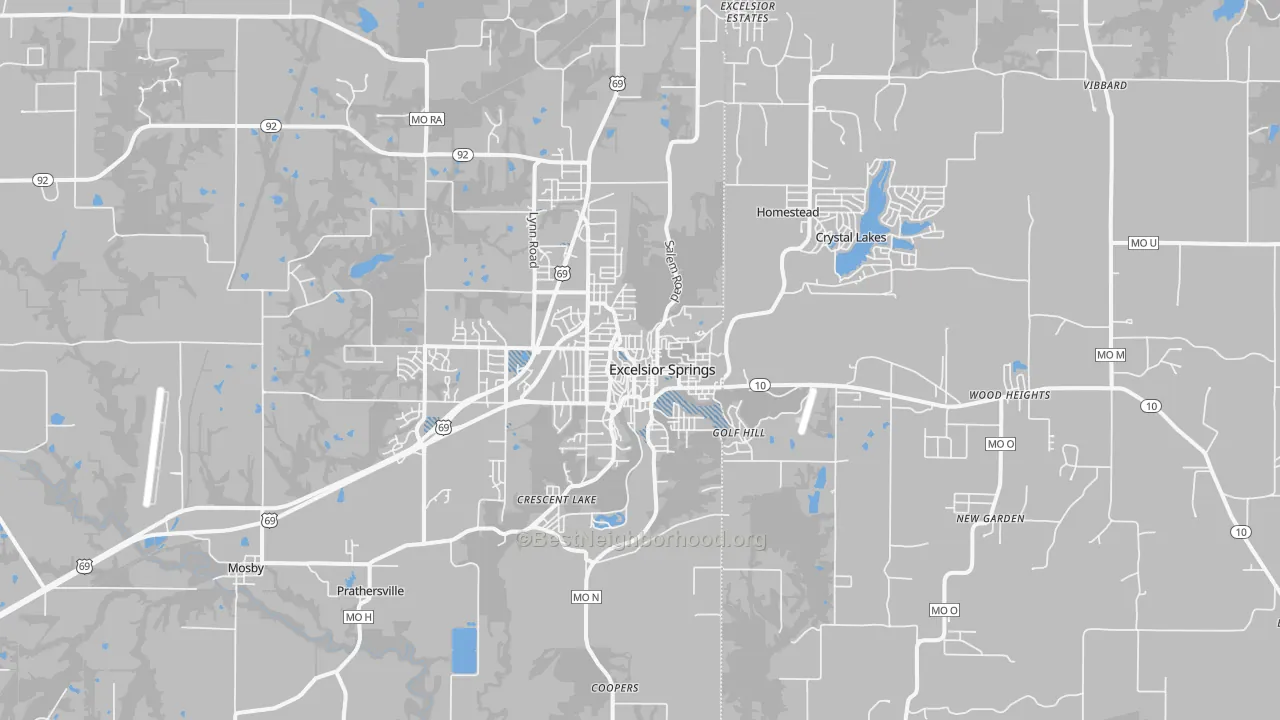 Transit Grade map of 64024, MO