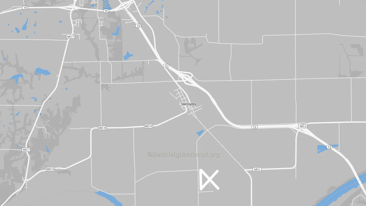 Transit Grade map of 64036, MO