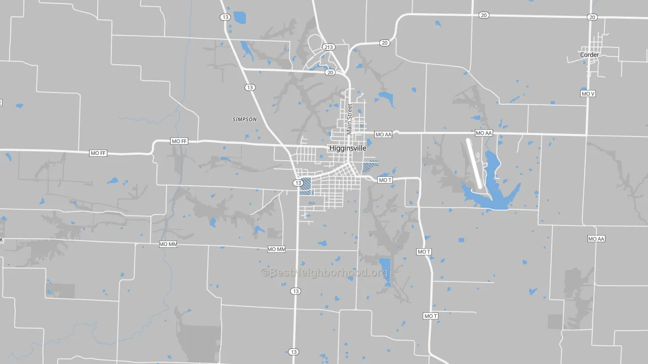 Transit Grade map of 64037, MO