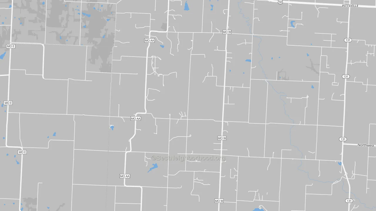 Transit Grade map of 64061, MO