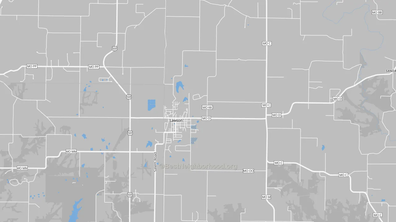 Transit Grade map of 64062, MO