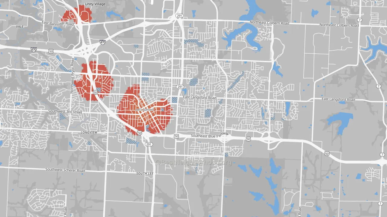 Transit Grade map of 64063, MO