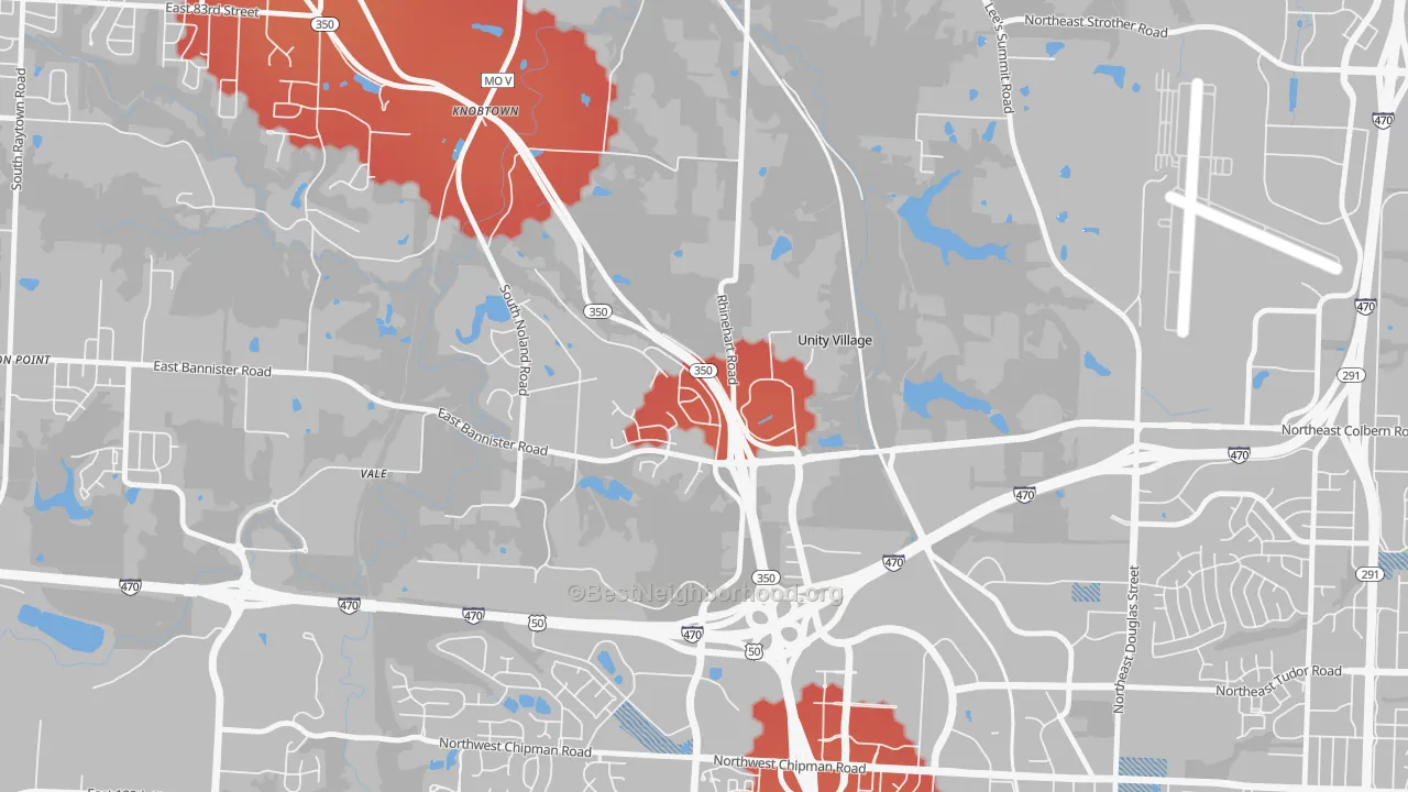 Transit Grade map of 64065, MO