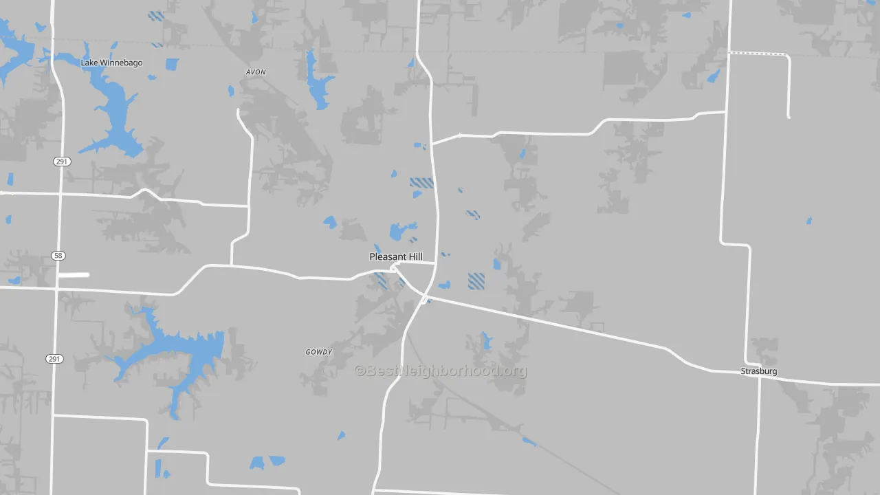 Transit Grade map of 64080, MO
