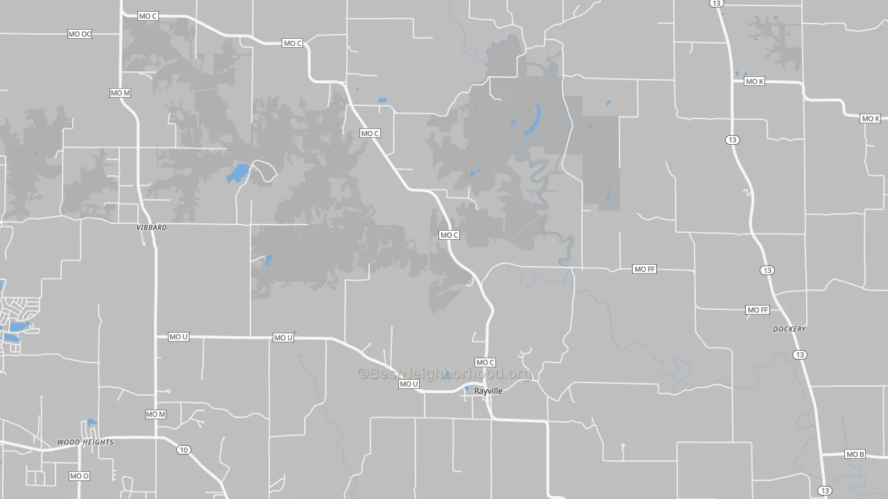 Transit Grade map of 64084, MO