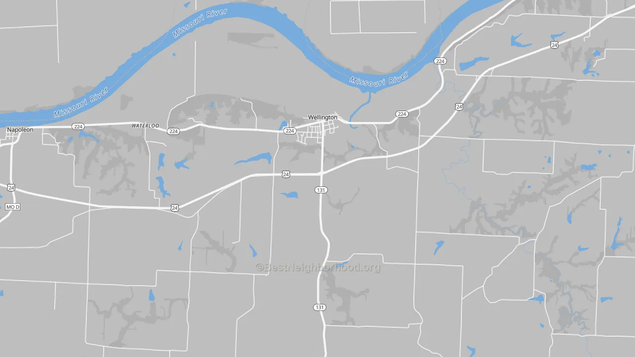 Transit Grade map of 64097, MO