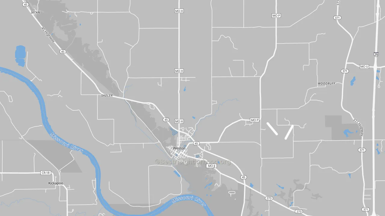 Transit Grade map of 64098, MO
