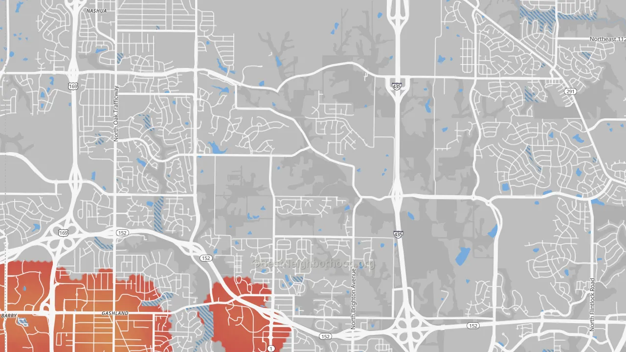 Transit Grade map of 64156, MO