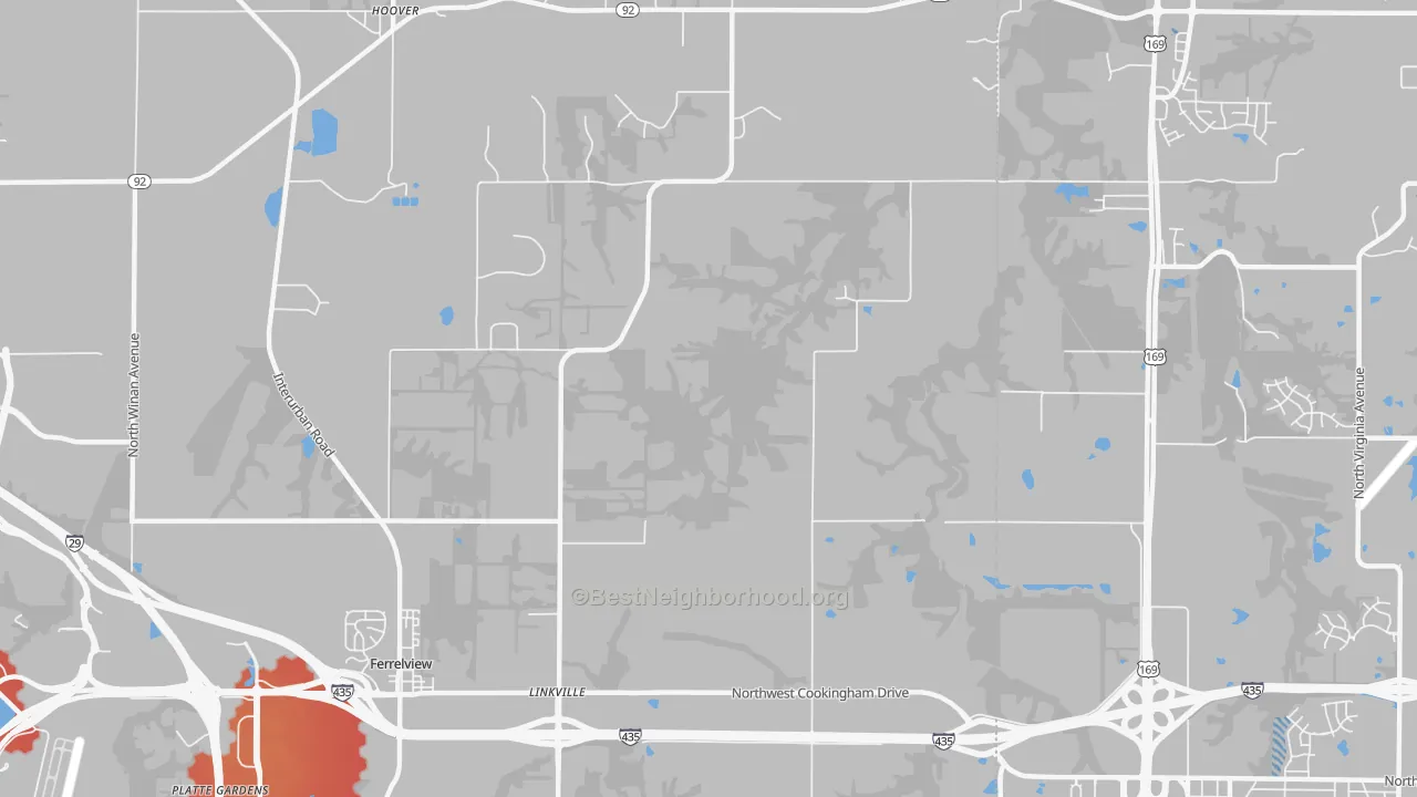 Transit Grade map of 64164, MO