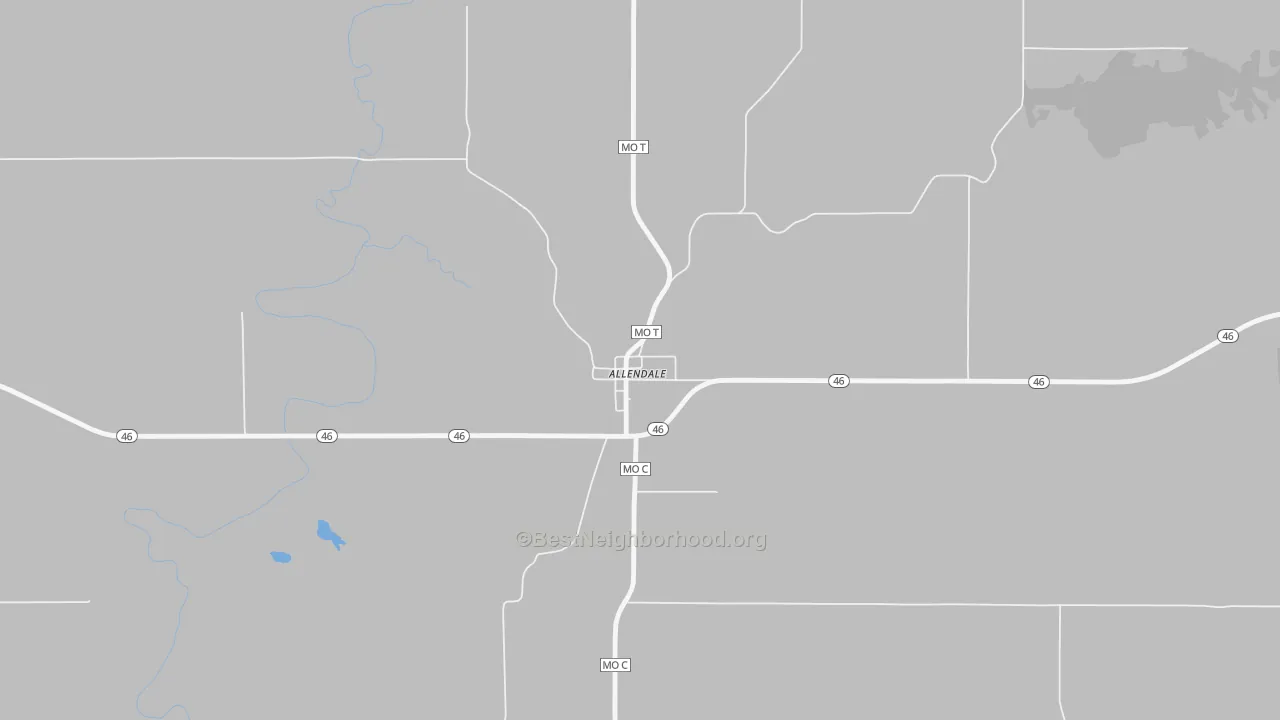 Transit Grade map of 64420, MO