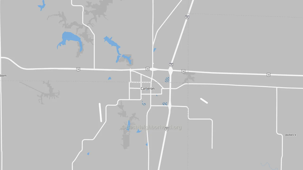Transit Grade map of 64429, MO