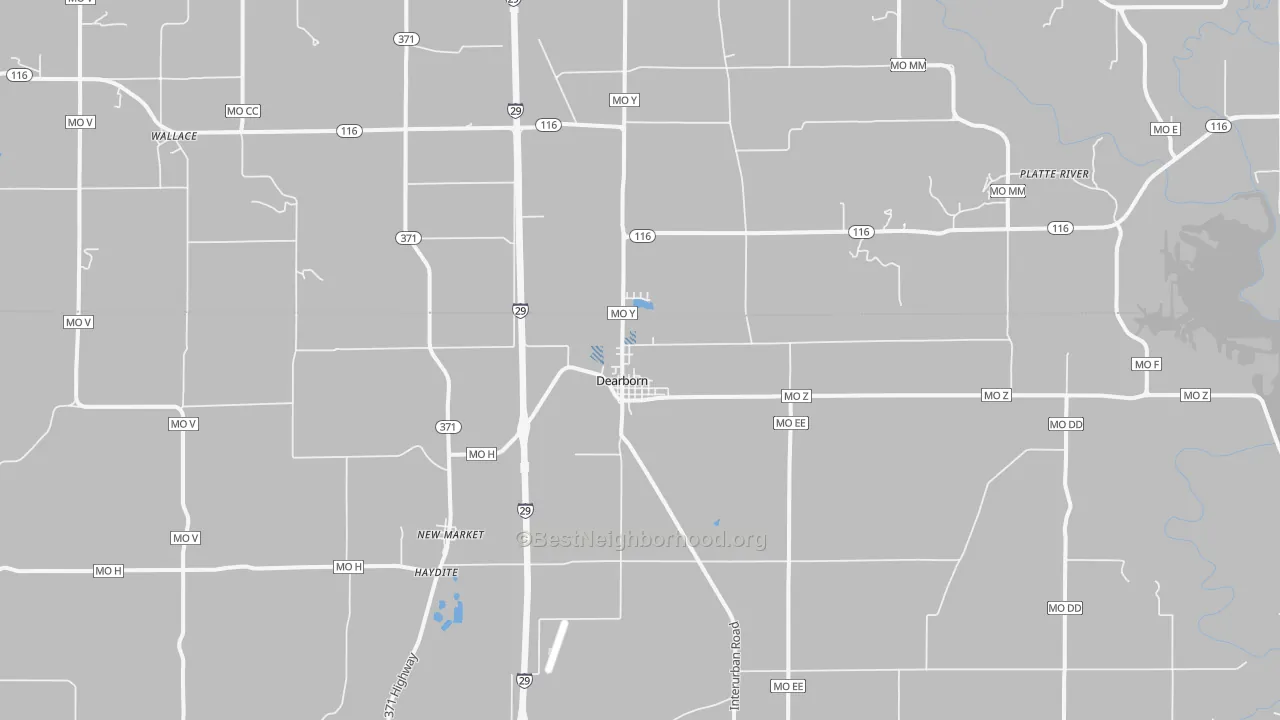 Transit Grade map of 64439, MO