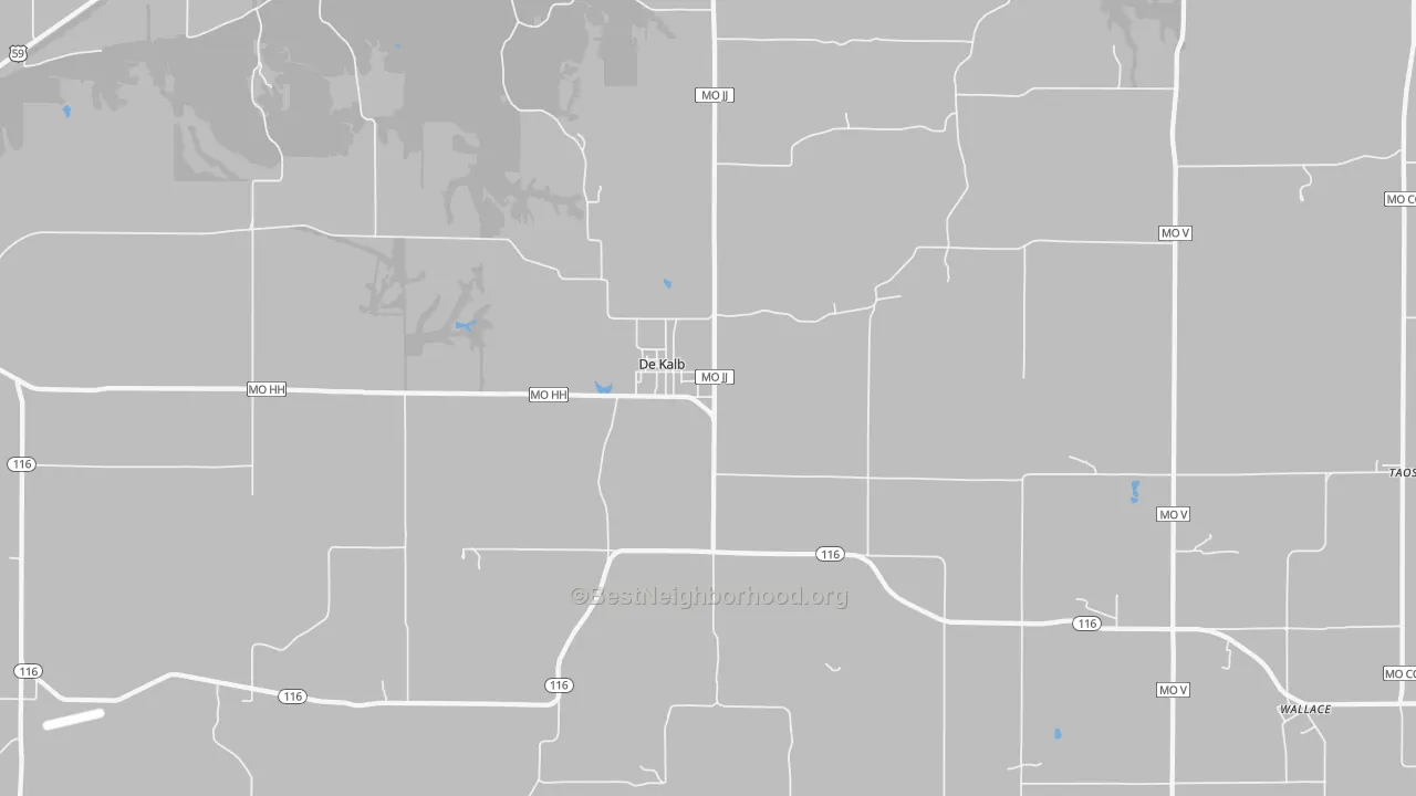 Transit Grade map of 64440, MO