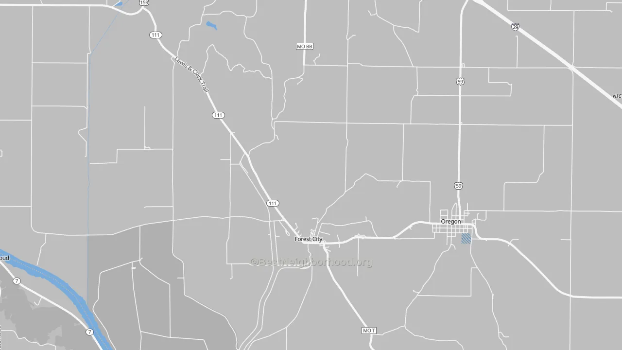 Transit Grade map of 64451, MO