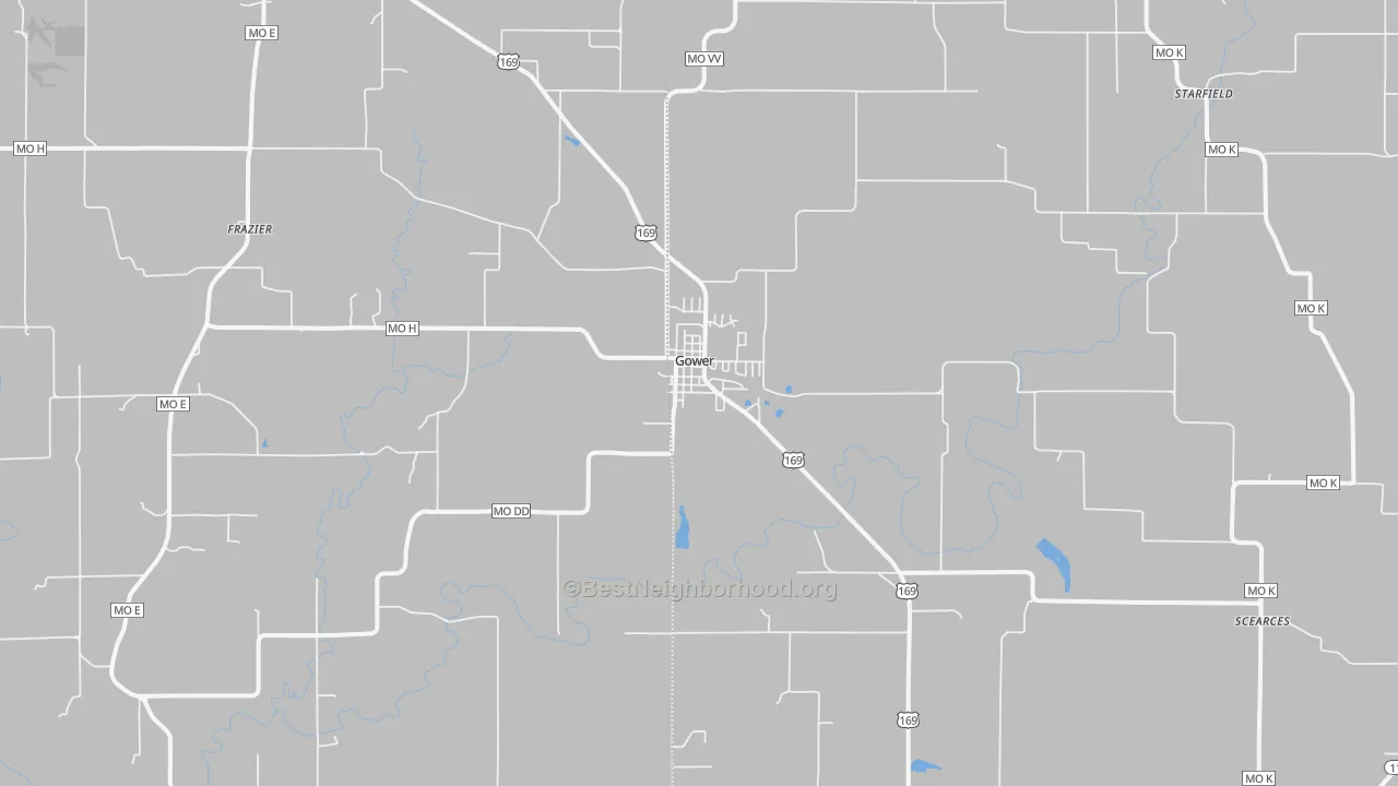Transit Grade map of 64454, MO
