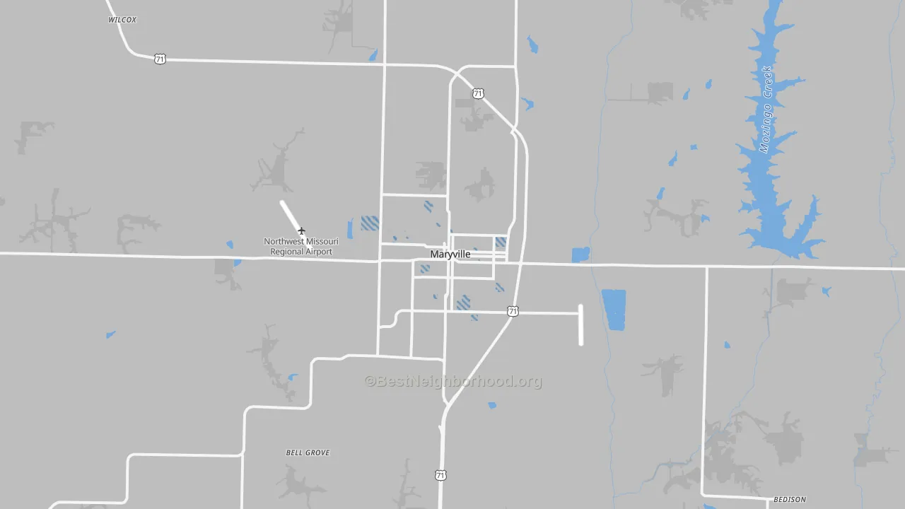 Transit Grade map of 64468, MO