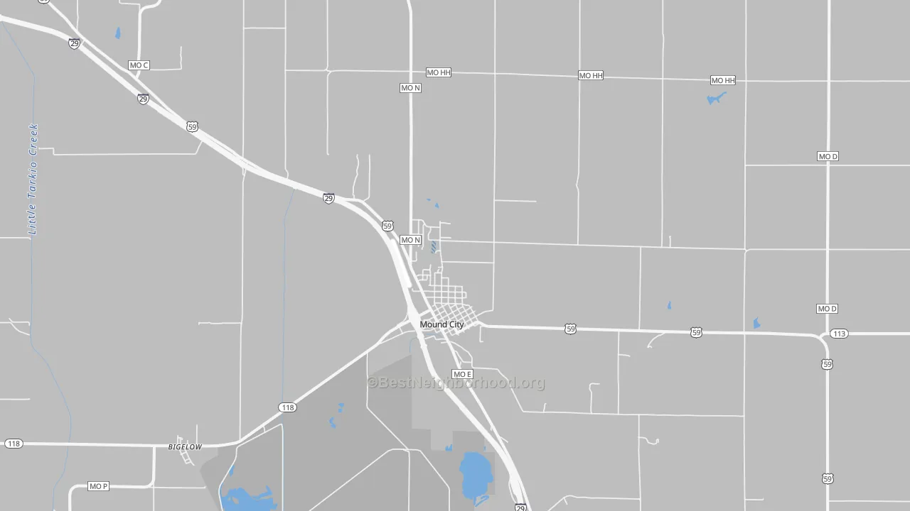 Transit Grade map of 64470, MO