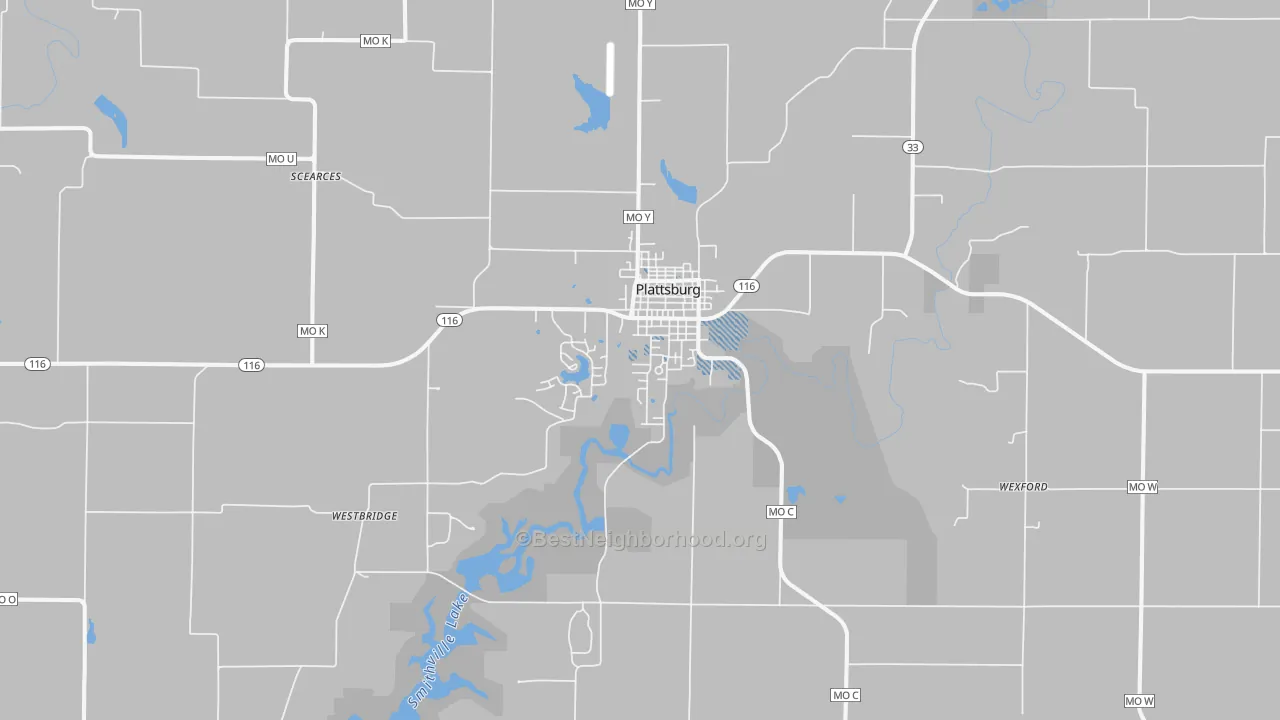 Transit Grade map of 64477, MO