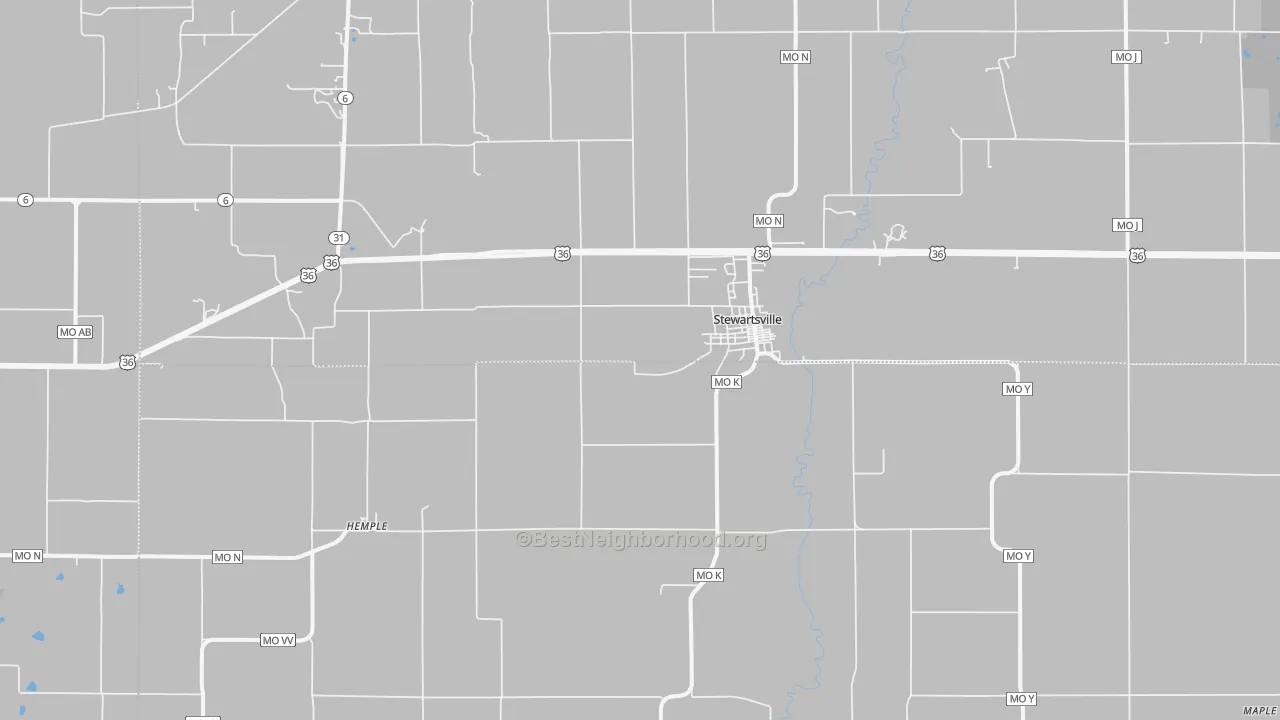 Transit Grade map of 64490, MO