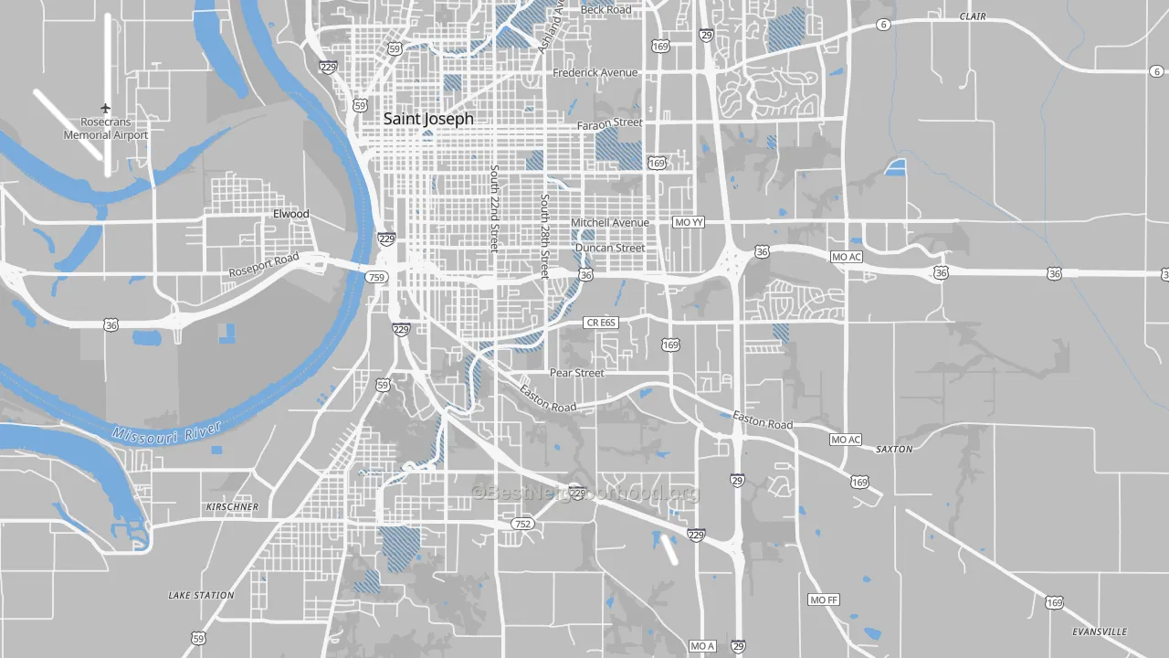 Transit Grade map of 64503, MO