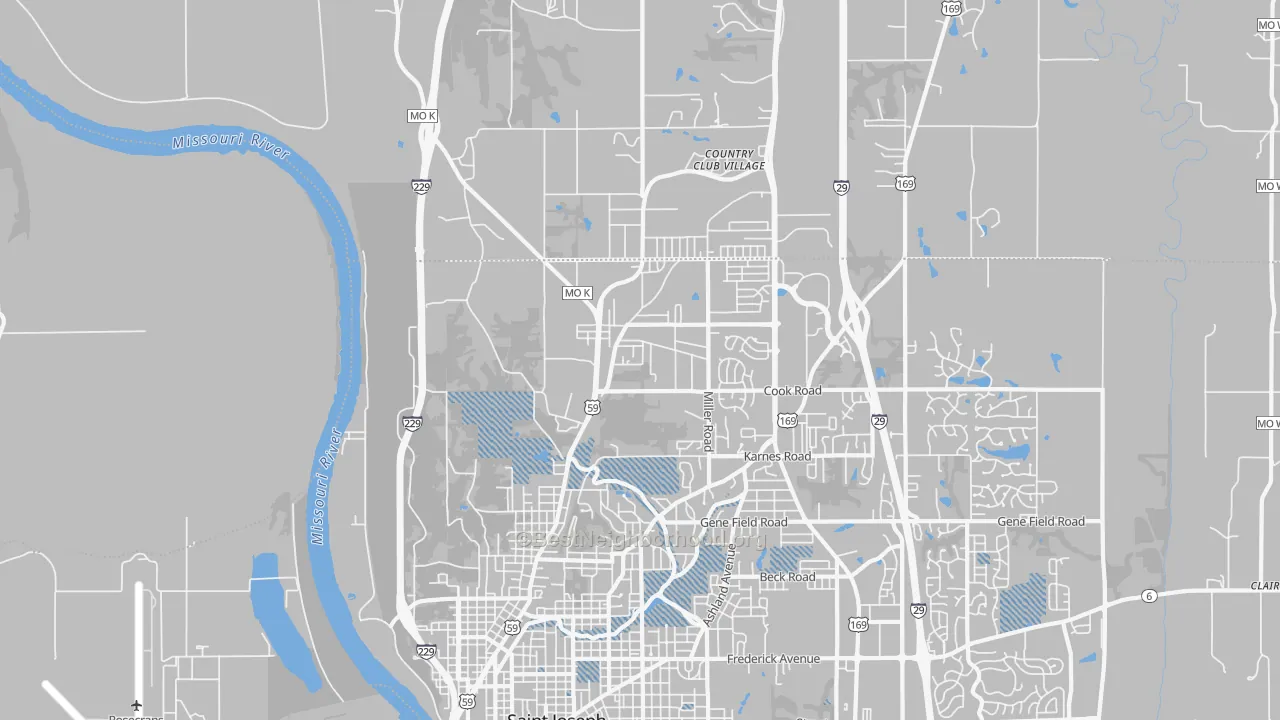 Transit Grade map of 64505, MO