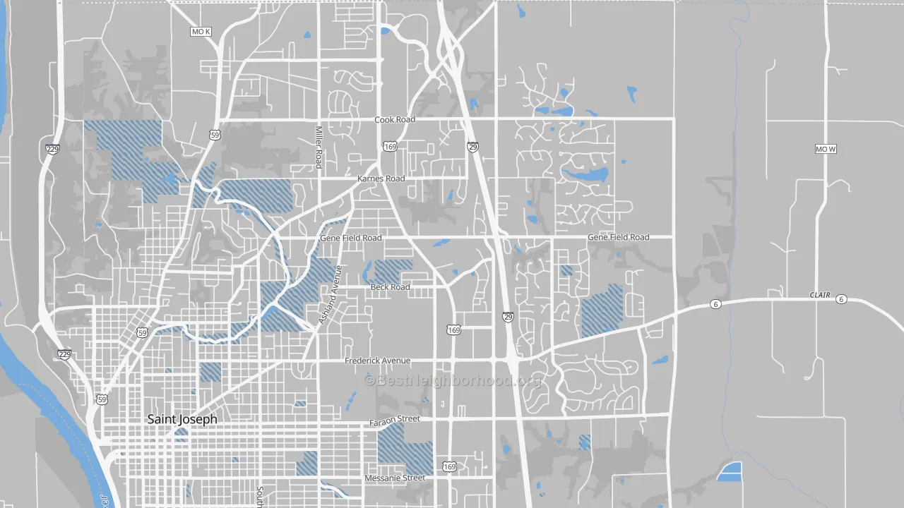 Transit Grade map of 64506, MO