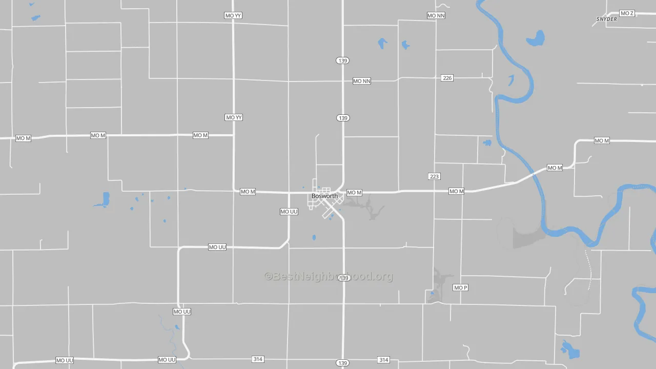 Transit Grade map of 64623, MO